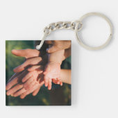 Maßgeschneiderte Zwei-Foto-Doppelseiten-Acryl Schlüsselanhänger (Rückseite)