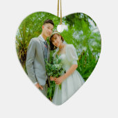 Maßgeschneiderte Zwei-Seiten-Foto-Keramik Keramik Ornament (Rechts)