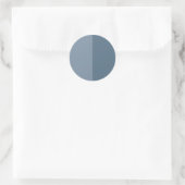 Maßgeschneiderte Zwei Tone - Blue Aufkleber (Tasche)