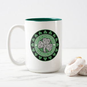 Maßgeschneiderte Zwei-Tone St. Patrick's Day Tasse