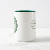 Maßgeschneiderte Zwei-Tone St. Patrick's Day Tasse (Mittel)