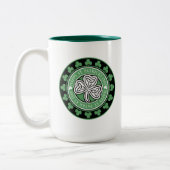 Maßgeschneiderte Zwei-Tone St. Patrick's Day Tasse (Links)