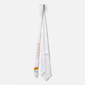 Maßgeschneiderte Zypern-Krawatte Krawatte (Rückseite)