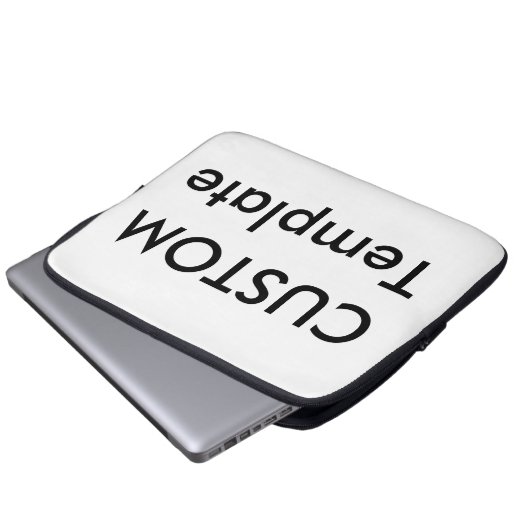 Maßgeschneiderter 13" oder 14" Neoprenschlauch Laptopschutzhülle (Vorne Knopf)