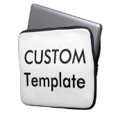 Maßgeschneiderter 13" oder 14" Neoprenschlauch Laptopschutzhülle (Vorderseite Links)