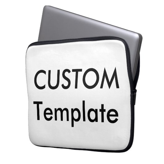 Maßgeschneiderter 13" oder 14" Neoprenschlauch Laptopschutzhülle (Vorderseite Links)