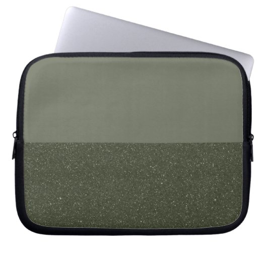 Maßgeschneiderter 2-Tone-Moos-grüner Laptop-Sieb Laptopschutzhülle (Vorderseite)