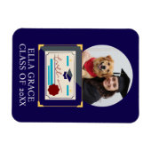 Maßgeschneiderter Abschluss-Foto Magnet (Horizontal)