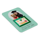 Maßgeschneiderter Abschluss-Foto Magnet (Rechte Seite)