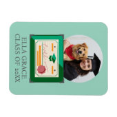 Maßgeschneiderter Abschluss-Foto Magnet (Horizontal)