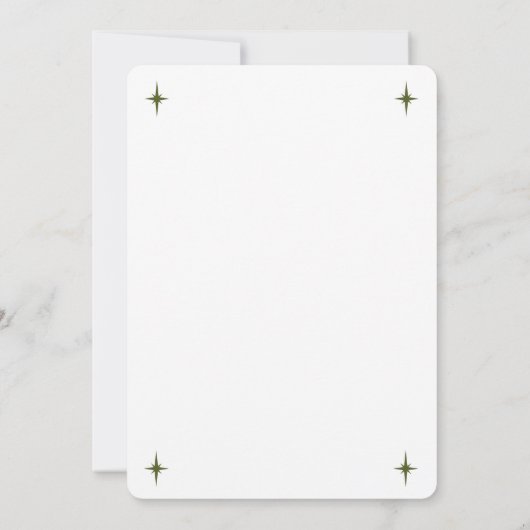 Maßgeschneiderter Abschluss für moderne geometrisc (Rückseite)