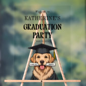 Maßgeschneiderter Abschluss Niedlich Golden Retrie Acrylschild (Neutral)