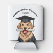 Maßgeschneiderter Abschluss Niedlich Golden Retrie Dosenkühler (Rückseite)