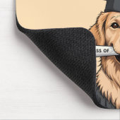 Maßgeschneiderter Abschluss Niedlich Golden Retrie Mousepad (Ecke)