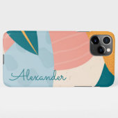 Maßgeschneiderter Abstrakter Leaf-Haushalt iPhone Hülle (Rückseite (Horizontal))