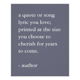 Maßgeschneiderter Angebotsdruck Poster