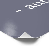 Maßgeschneiderter Angebotsdruck Poster (Ecke)