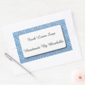 Maßgeschneiderter Aufkleber für blaue und weiße De (Umschlag)