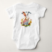 Maßgeschneiderter Baby Bodysuit mit erlesenem Sonn Baby Strampler (Rückseite)
