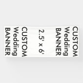 Maßgeschneiderter Banner 2.5' x 6' (Horizontal)