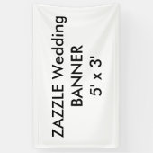 Maßgeschneiderter Banner 5' x 3' (Vertikal)