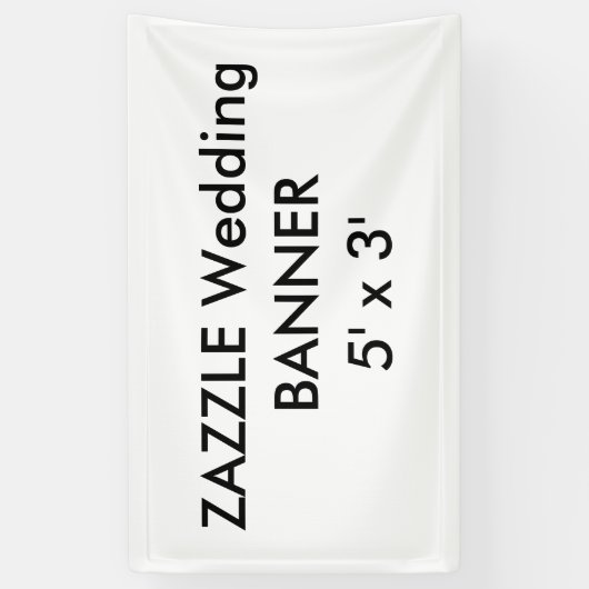 Maßgeschneiderter Banner 5' x 3' (Vertikal)