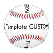 Maßgeschneiderter Baseball, Regelgröße, handgeheft Baseball (Rückseite)