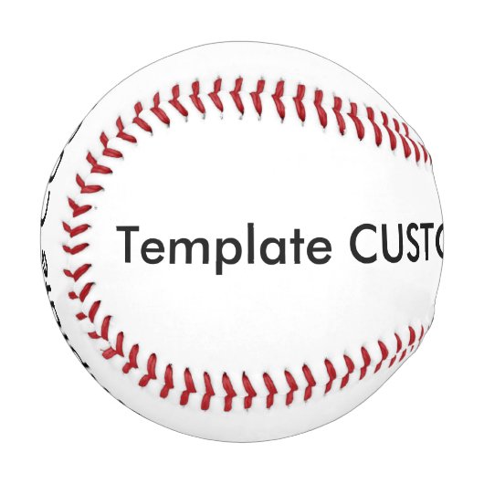 Maßgeschneiderter Baseball, Regelgröße, handgeheft Baseball (Vorderseite Links)