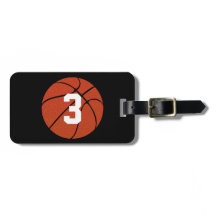 Maßgeschneiderter Basketball-Gepäckmarke