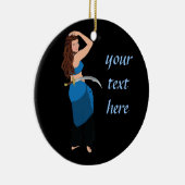 Maßgeschneiderter Bauchtänzer Keramik Ornament (Rechts)