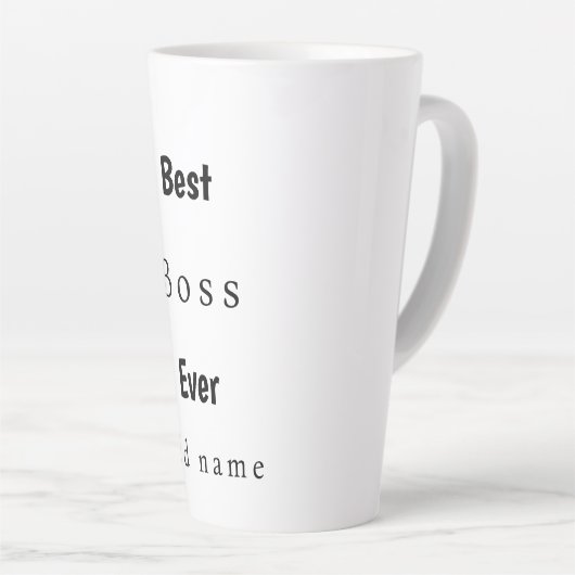 Maßgeschneiderter Bester Boss je Milchtasse (Rechte Ecke)