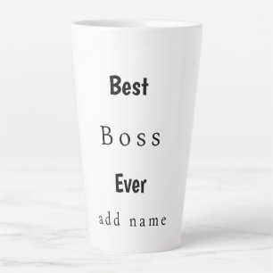 Maßgeschneiderter Bester Boss je Milchtasse
