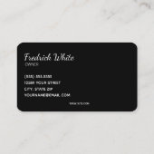 Maßgeschneiderter Bierbrauer QR Visitenkarte (Rückseite)