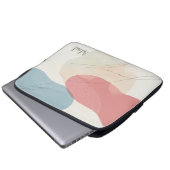 Maßgeschneiderter Bio Blauer- und Korallenfluss Laptopschutzhülle (Vorne Knopf)