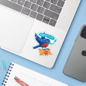 Maßgeschneiderter Blue Bird Sticker Mail Carrier (Laptop mit iPhone)