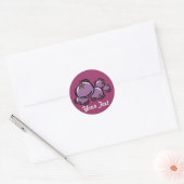 Maßgeschneiderter Blueberry-Sticker (DARK) Runder Aufkleber (Umschlag)