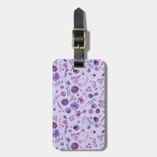 Maßgeschneiderter Botanischer Gepäckanhänger - Ser (Vorderseite vertikal)