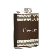 Maßgeschneiderter Braunbandkolben Flachmann (Rechts)