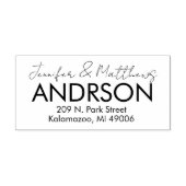 Maßgeschneiderter Brautgarten und Rücksendeadresse Permastempel (Design)