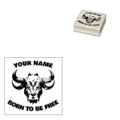 Maßgeschneiderter Bull Gummistempel (Stempel)