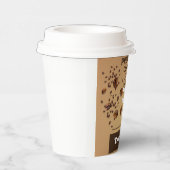 Maßgeschneiderter Business-Branding Unternehmen - Pappbecher (Rechts)