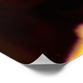 Maßgeschneiderter Carpe Diem mit farbigen Blättern Poster (Ecke)