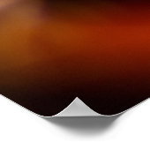 Maßgeschneiderter Carpe Diem mit farbigen Blättern Poster (Ecke)