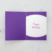 Maßgeschneiderter Cartoon Balletttänzer Karte (Innenseite)