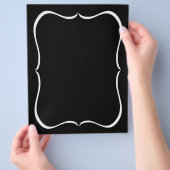 Maßgeschneiderter Chalk-Border-Flyer Flyer (Hand)