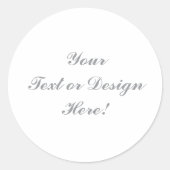 Maßgeschneiderter Classic Round Sticker - Ihr Desi (Vorderseite)