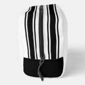 Maßgeschneiderter Cooler Schwarz-Weiß-Auto-Rennstr Waschbeutel (Rechts)