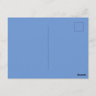 Maßgeschneiderter Cornflower Blue Picture-Perfect  Postkarte