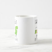Maßgeschneiderter Daddysaurus Kaffeetasse (Mittel)