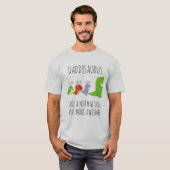 Maßgeschneiderter Daddysaurus T-Shirt (Vorne ganz)